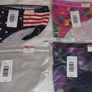 Cacique Women's Cotton Hipster Bundle(4 Pairs) -18-20